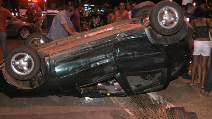 Motorista Perde Controle Da Dire O E Carro Capota Na Avenida Paulista