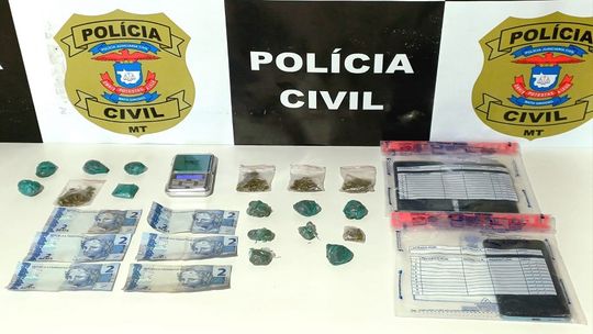 Polícia Civil fecha ponto de venda de drogas e prende traficantes