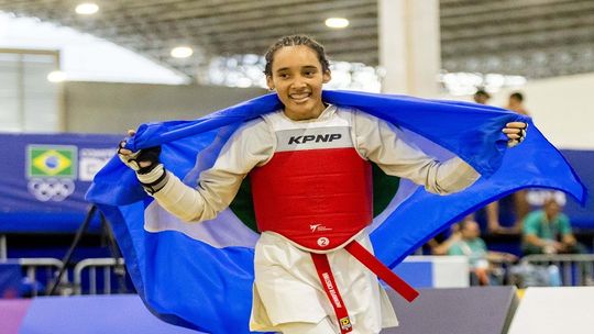 Inspirada por atleta olímpica de MT estudante conquista ouro nos Jogos