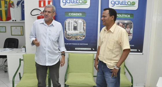 Biuda (PV) e Moises (PMDB) no GazetaMT - Foto: Marcos Magalh&atilde;es