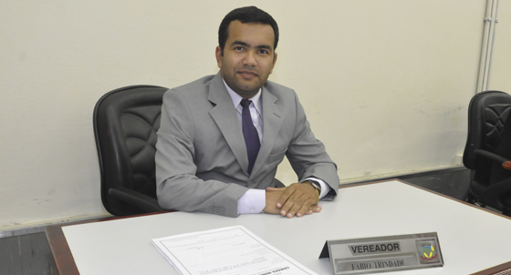 Vereador F&aacute;bio Trindade - Foto Marcos Magalh&atilde;es/GazetaMT