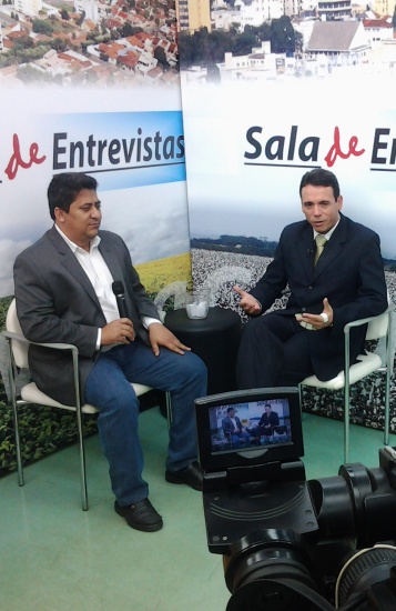 Candidato fechou rodada de entrevistas promovida pela TV Rondon