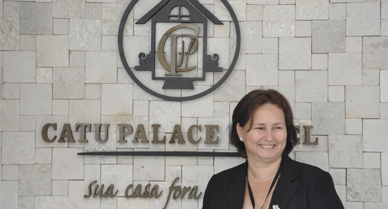 Loizete Maria, gerente do Catu Palace Hotel