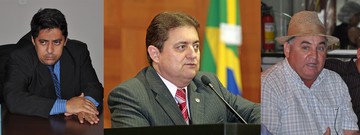 Ananias Filho, Sebasti&atilde;o Rezende e Nininho (Foto: Marcos Magalh&atilde;es)
