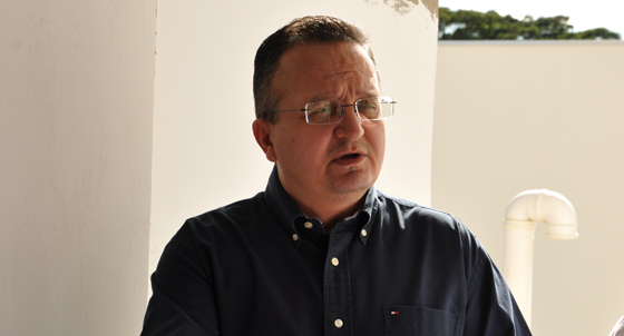 Senador prometeu apoio ao Parque de Exposi&ccedil;&otilde;es (Foto: Marcos Magalh&atilde;es)