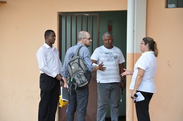Visita do técnica do engenheiro contratado pela Fifa