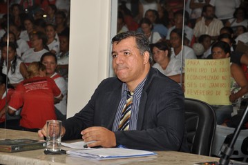 Vereador Reginaldo dos Santos (PPS), autor da emenda derrubada pelas Comiss&otilde;es (Foto: Marcos Magalh&atilde;es)