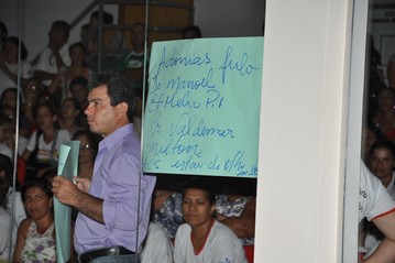 Presidente do Sispmur que acusou P&aacute;tio de traidor (Foto: Marcos Magalh&atilde;es)