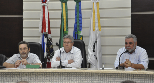 H&eacute;lio Pichioni, vereador reeleito e atual presidente, avaliou encontro de forma positiva - Foto Marcos Magalh&atilde;es/GazetaMT