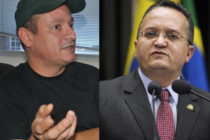 Muvuca, que diz não ser jornalista, e o senador Pedro Taques: oprimido e opressor?