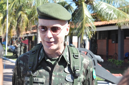 Comandante da 13º Brigada de Infantaria Motorizada (13ª Bda Inf Mtz), general Carlos Alberto Maas - Foto: Marcos Magalhães/GazetaMT