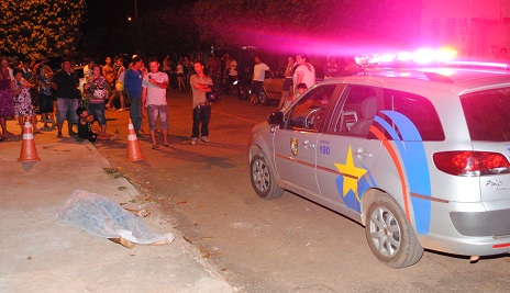 Homicídio ocorrido em fevereiro deste ano no Residencial São José - Foto: Arquivo/GazetaMT