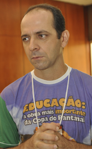 Gilmar Soares Ferreira &eacute; da dire&ccedil;&atilde;o estadual do Sindicato dos Trabalhadores do Ensino P&uacute;blico de Mato Grosso (Sintep/MT)