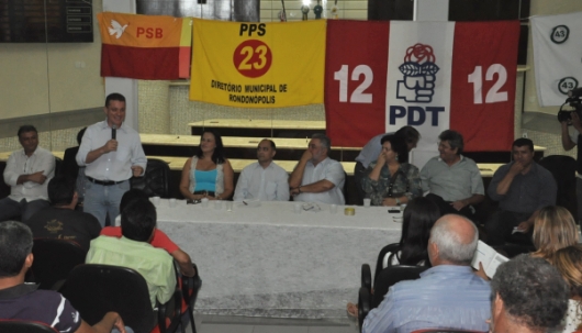 PPS espera repetir no ano que vem alian&ccedil;a com partidos de oposi&ccedil;&atilde;o em Mato Grosso
