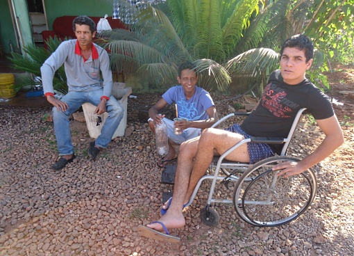 Gino e os amigos assistiram a visita 'de camarote' e est&atilde;o otimistas.