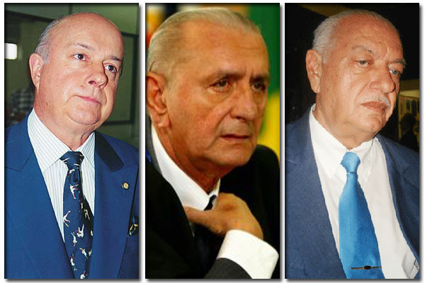 Ary Leite, Gon&ccedil;alo Barros e Ubiratan Spinelli foram condenados - Foto: Reprodu&ccedil;&atilde;o 