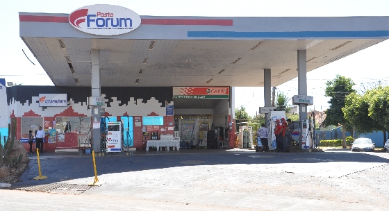 Posto Forum da Avenida Rio Branco - Foto: Marcos Magalhães/GazetaMT