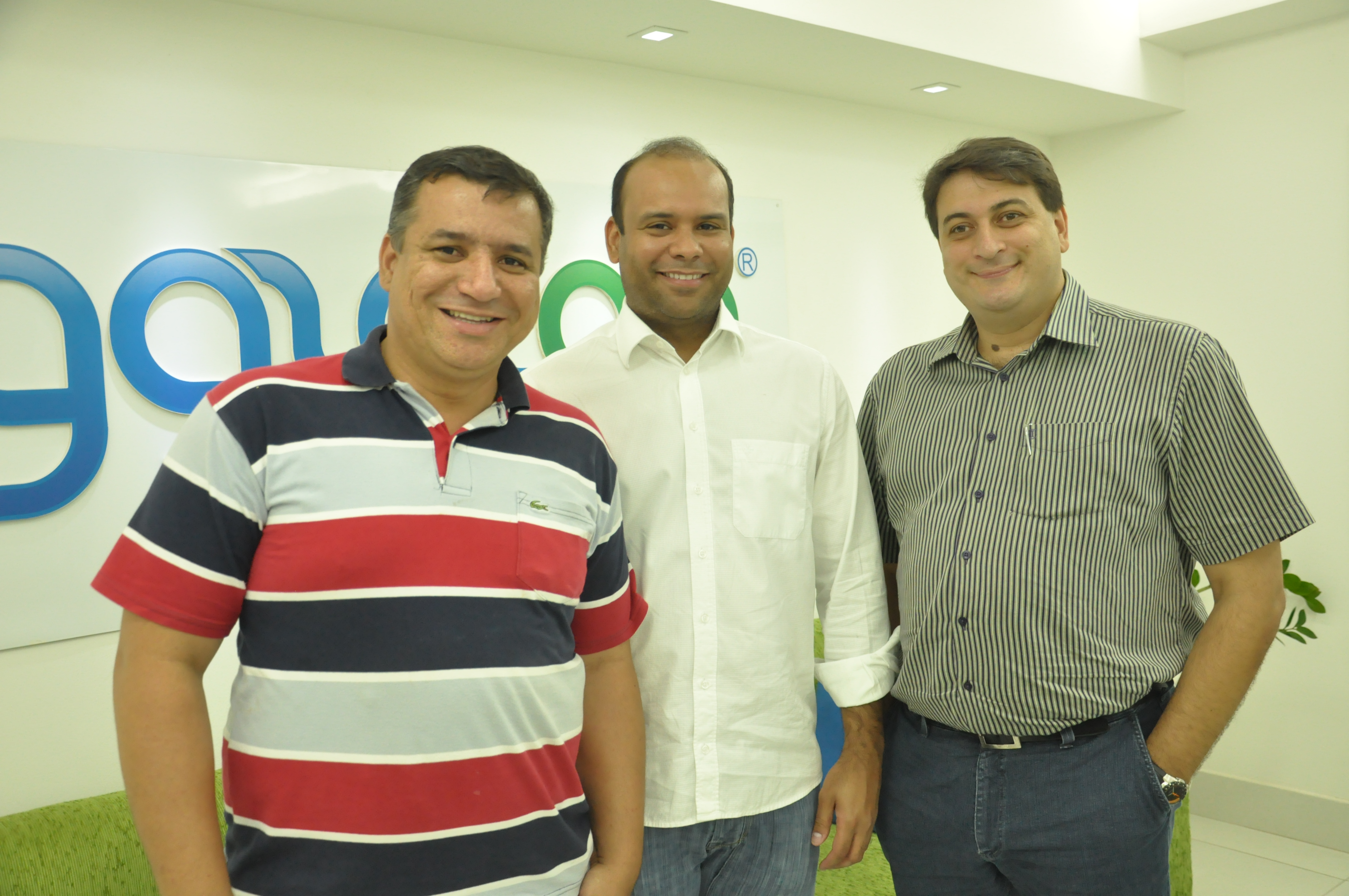 Os vereadores do PPS, Reginaldo Silva, Thiago Muiniz e F&aacute;bio Cardoso. Foto: GazetaMT