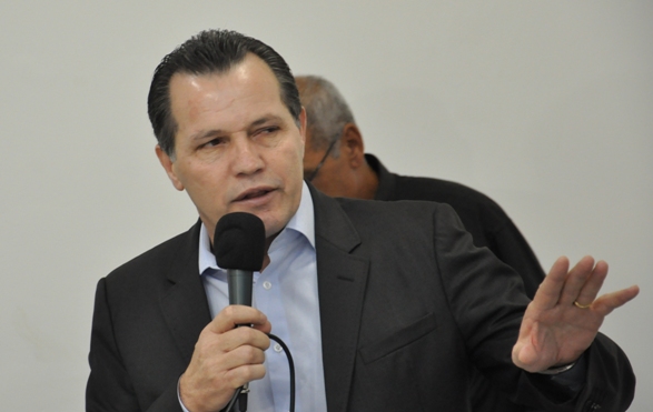 'Eu sei que tem muita que precisa melhorar na sa&uacute;de, que est&aacute; muito aqu&eacute;m do que a sociedade precisa e da minha vontade', disse Silval Barbosa - Foto Marcos Magalh&atilde;es/GazetaMT