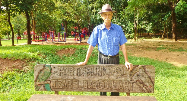 Área onde hoje é o Horto estava reservada para ser um bosque e quando Julio Goulart veio para a cidade gostou do local e resolveu preservá-la para o futuro