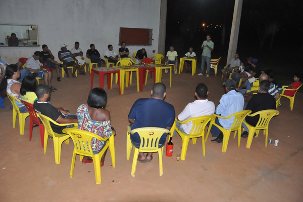 Reunião na Toca do Tigre onde foi apresentada a intenção de venda do REC
