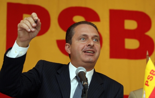 Eduardo Campos tamb&eacute;m era o presidente nacional do Partido Socialista Brasileiro (PSB)
