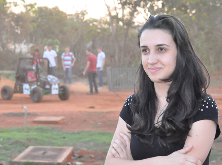 A capitã Laís Bertocco lidera uma equipe de 20 integrantes e cobra apoio para o desenvolvimento do projeto B5 Foto: GazetaMT