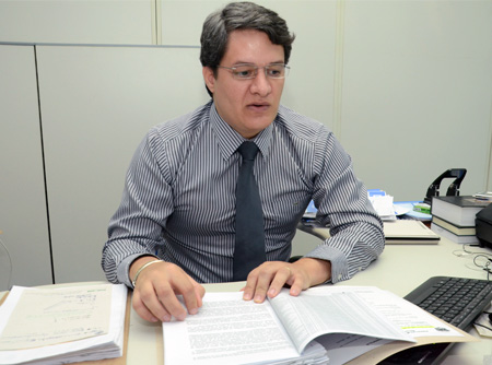 'N&oacute;s temos o interesse de resolver essa quest&atilde;o o mais rapidamente poss&iacute;vel, para que o Munic&iacute;pio mantenha a sua regularidade', disse o procurador Luciano Crivellante - Foto Luan Dourado/GazetaMT