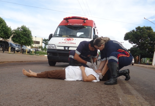 Luzia Rosa tentava atravessar avenida Goiânia quando foi atropelada