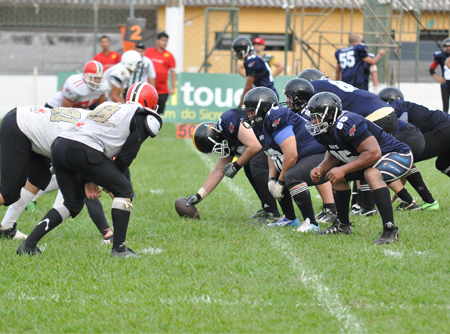 Primeira partida oficial do Hawks, no Pantanal Bowl contra o Sinop Coyotes - Foto: GazetaMT