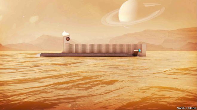 Submarino seria levado ao mar de Titan por mini espaçonave militar dos Estados Unidos
