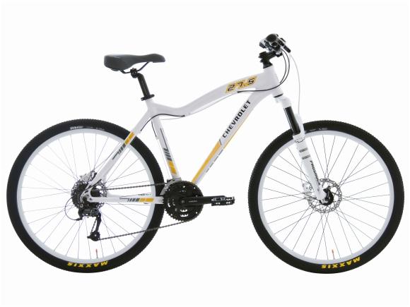 A bicicleta esportiva Chevrolet MTB Aro 27,5, é uma mountain bike que reúne o que se tem de mais moderno em tendência de tamanho de rodas, o aro 27,5.