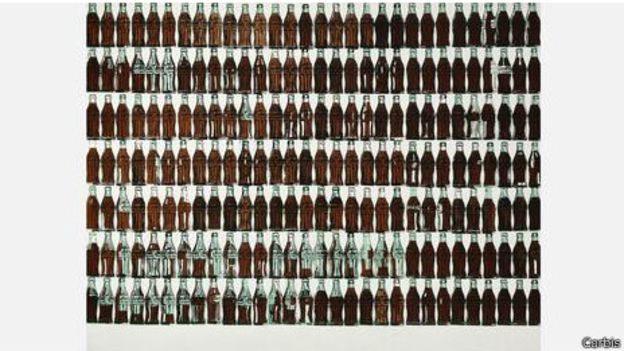 Quadro '210 Garrafas de Coca-Cola' foi criado por Andy Warhol em 1962.
