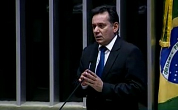 Nilson Leit&atilde;o foi um dos 6 deputados mato-grossenses que votou a favor da redu&ccedil;&atilde;o da maioridade penal para crimes hediondos. Foto - Reprodu&ccedil;&atilde;o TV C&acirc;mara