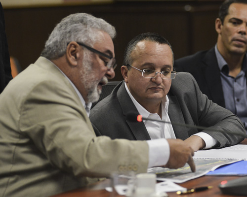 Percival apresenta demandas para Rondon&oacute;polis para o  governador Pedro Taques - Foto: Secom MT