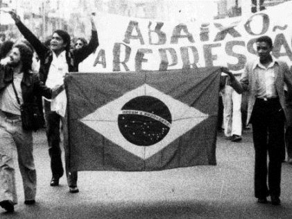 Protestos na ditadura. Foto - WEB