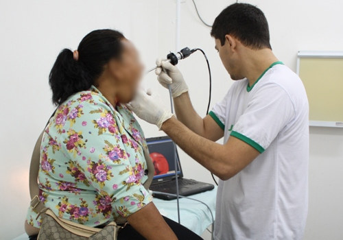 Paciente recebe atendimento especializado no "Julho Verde" Foto: Assessoria