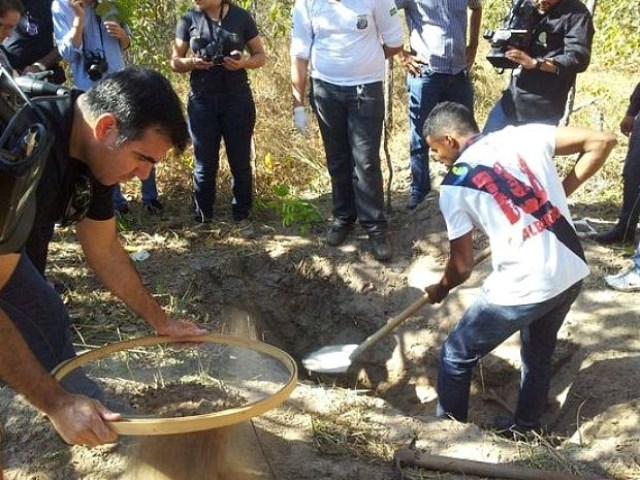 Ossada foi encontrada na zona rural de Sorriso. Foto: Portal Sorriso