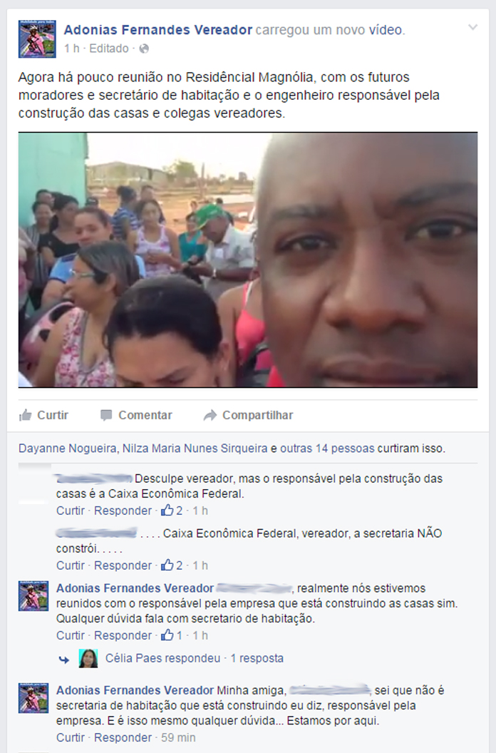 Reprodução Facebook