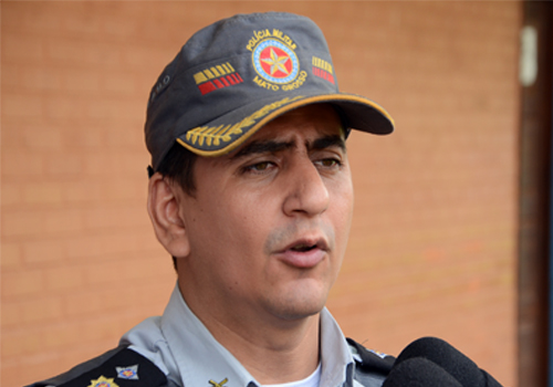 Hoje com o avan&ccedil;o da tecnologia, precisamos tomar cuidado com o fator "ostenta&ccedil;&atilde;o". O criminoso sempre est&aacute; em busca de algum objeto de valor, disse Wanderson da Silva, Tenente - Coronel da PM - Foto Luan Dourado/GazetaMT