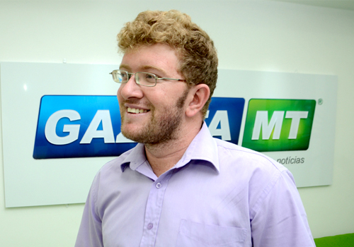'O que j&aacute; temos definido &eacute; que vamos compor uma chapa pura de vereadores (somente com candidatos do PSL), por que n&atilde;o estamos de olho somente no resultado dessa elei&ccedil;&atilde;o, mas tamb&eacute;m no fortalecimento do partido', disse |Paulo Victor - Foto Luan Dourado/GazetaMT