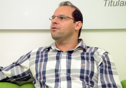 Zildo J&uacute;nior &eacute; pr&eacute;-candidato pelo DEM &agrave; C&acirc;mara em Rondon&oacute;polis. Foto: Luan Dourado/GazetaMT