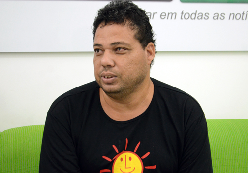 Rubens Cantu&aacute;rio (Psol) visita reda&ccedil;&atilde;o do GazetaMT. Foto: Luan Dourado/GazetaMT