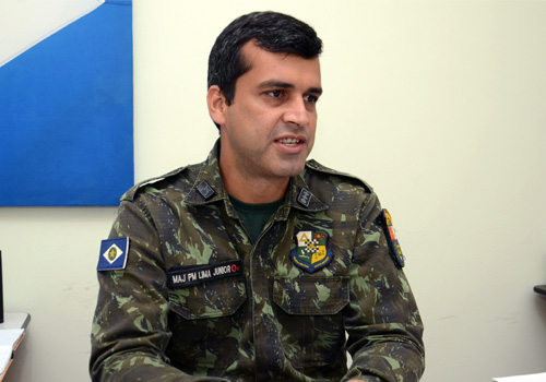 Major Lima Júnior, comandante da 2ª Companhia de Polícia Militar Ambiental de Rondonópolis. Foto: Luan Dourado/GazetaMT