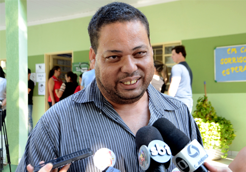 Candidato Rubens Cantu&aacute;rio. Foto: Luan  Dourado/GazetaMT