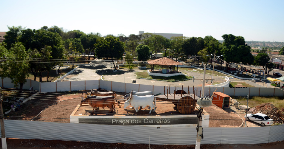 Praça dos Carreiros passará  por mais três etapas de revitalização. Foto: Wagner Montanari/GazetaMT