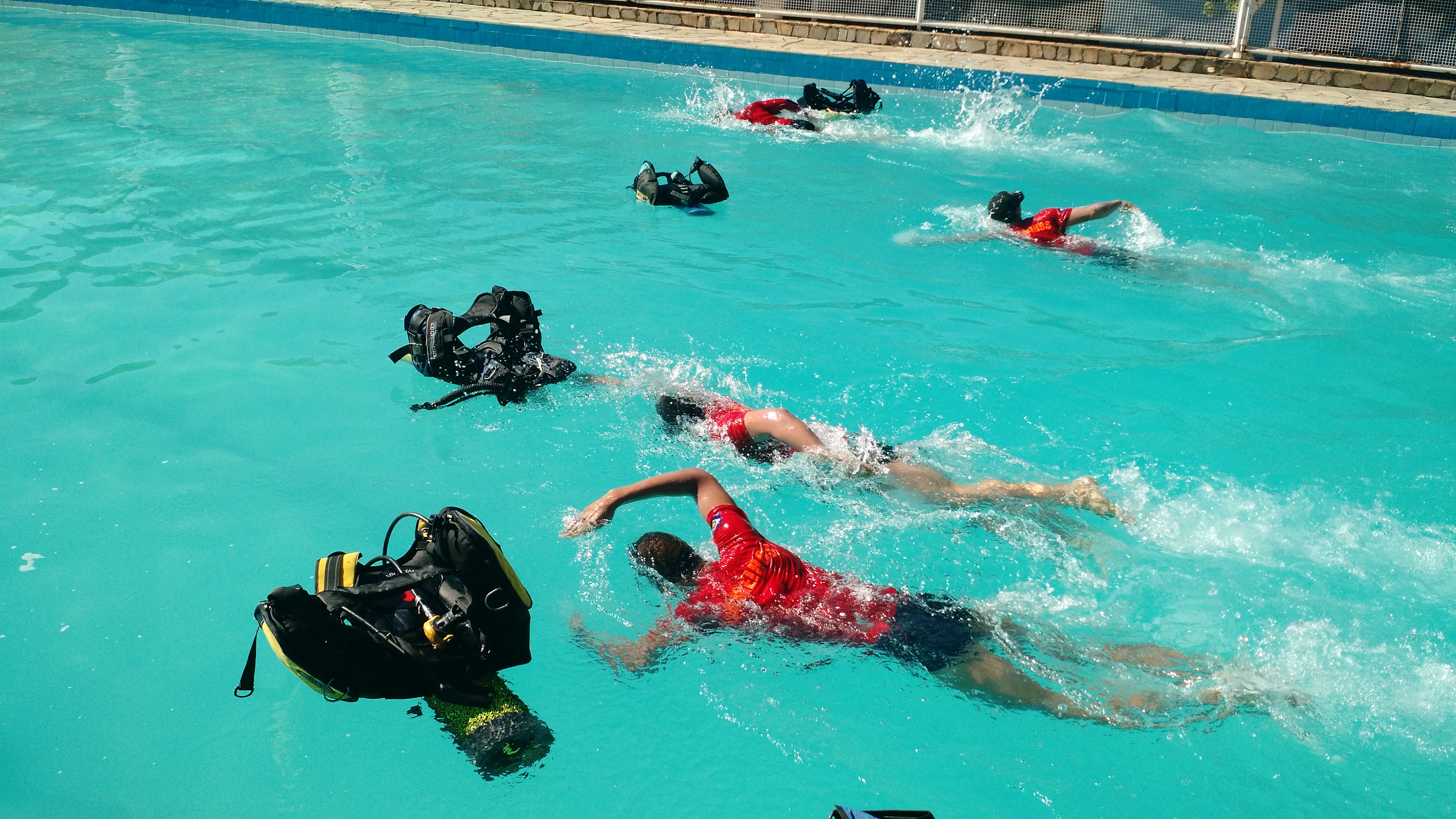 Curso dos bombeiros deve ajudar na seguran&ccedil;a de banhista. Foto: GazetaMT