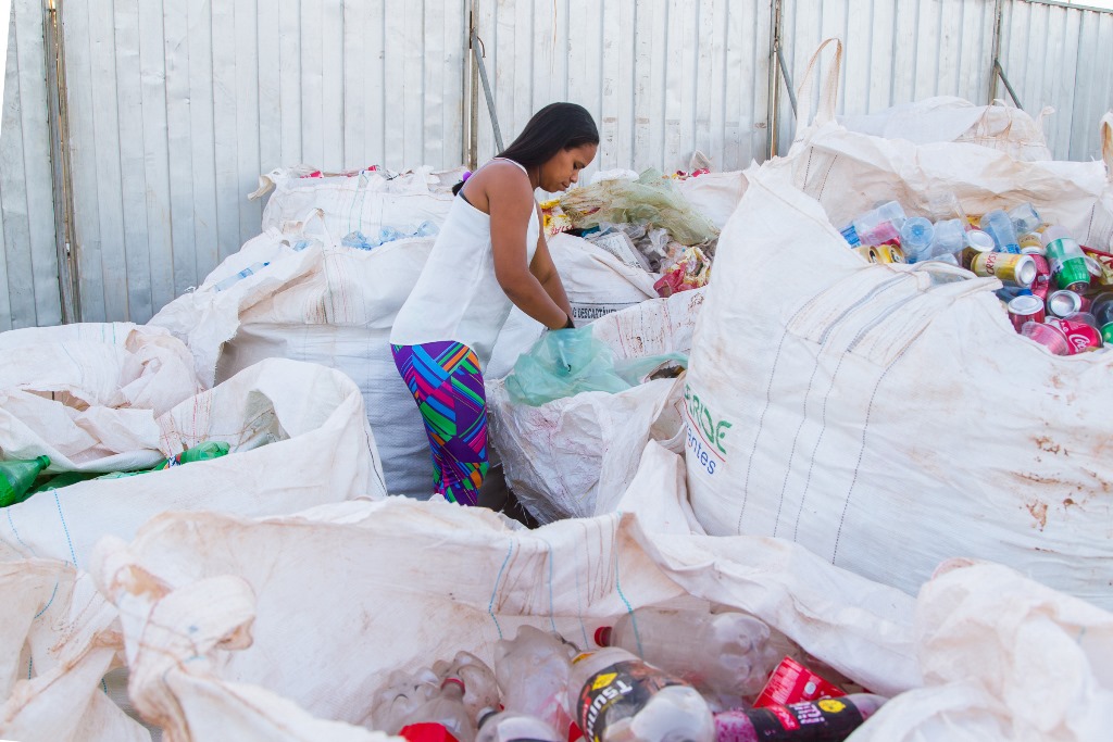Catadores trabalharam todos os dias de Feira e tiveram tratamento humanizado. Foto: assesoria
