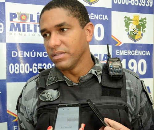 Major PM Candido, Comandante da 14ª CIPM, em Rondonópolis. Foto: GazetaMT