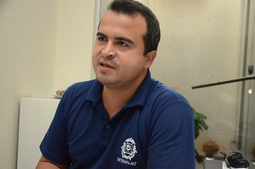 Rog&eacute;rio Borges, chefe da Ciretran em Rondon&oacute;polis. Foto: Renata Ramos/GazetaMT